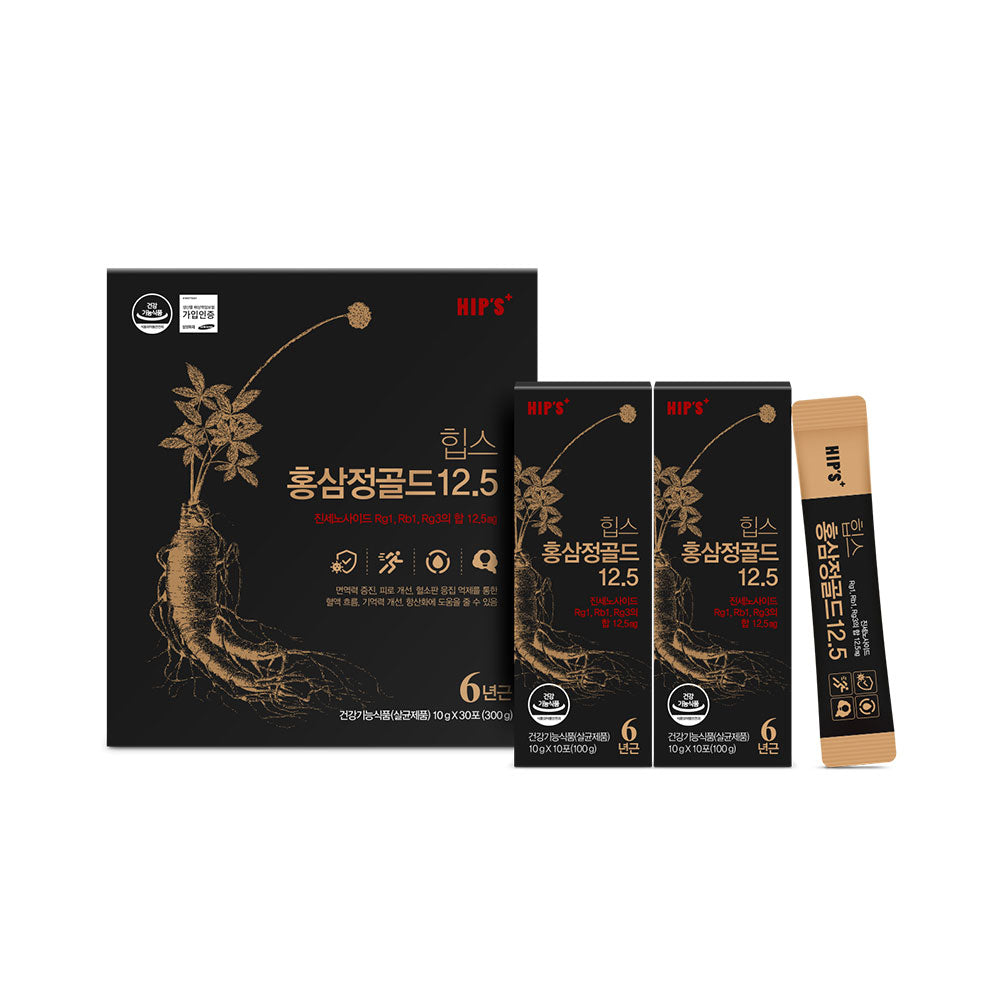 HIP’S Red Ginseng Extract Gold 12.5