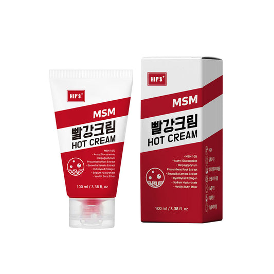 HIP'S MSM 溫感舒緩霜（紅）100ml