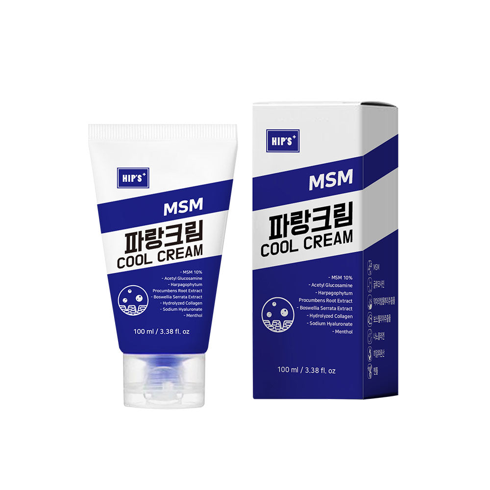 HIP'S MSM 涼感舒緩霜（藍）100ml