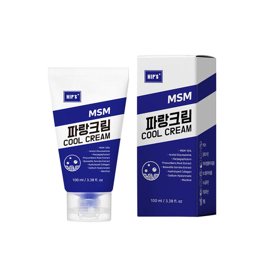 HIP'S MSM 涼感舒緩霜（藍）100ml